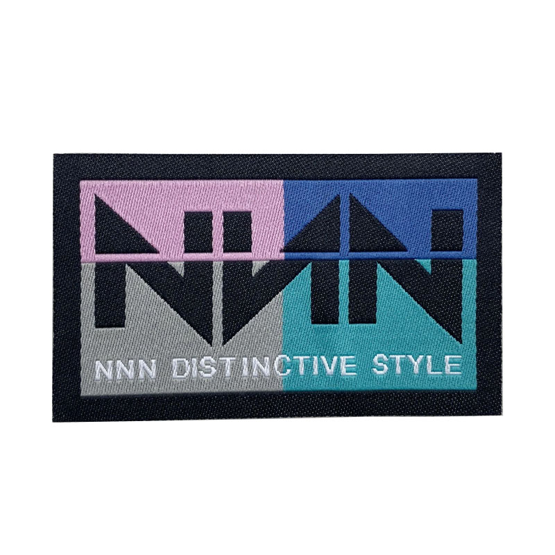 Rubber woven patch