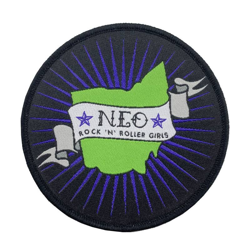 neck woven patch