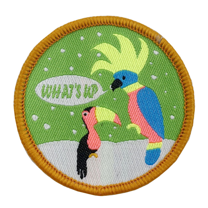 Velcro woven patch