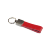 Teardrop Personalized Polished Leather Keychain