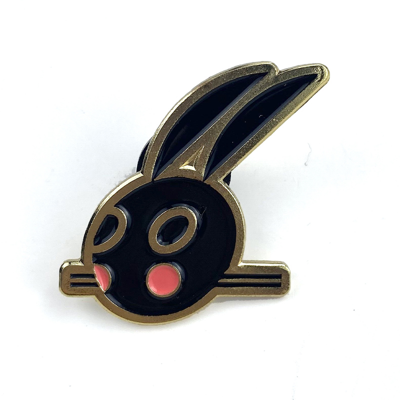 Bunny enamel pin