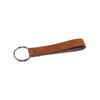 Leaf-shaped Stylish Vegetable-tanned Leather Keychain