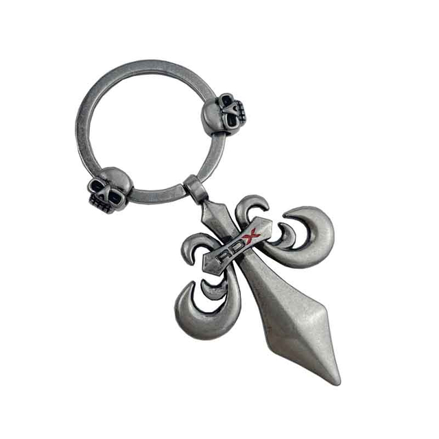 Twisted Aluminum Aeroplane metal keychain