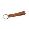 Leaf-shaped Stylish Vegetable-tanned Leather Keychain