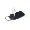 Key-shaped Creative Tumbled Leather Keychain