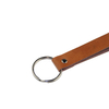 Leaf-shaped Stylish Vegetable-tanned Leather Keychain