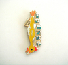 Soft Blue Fish Enamel Pin