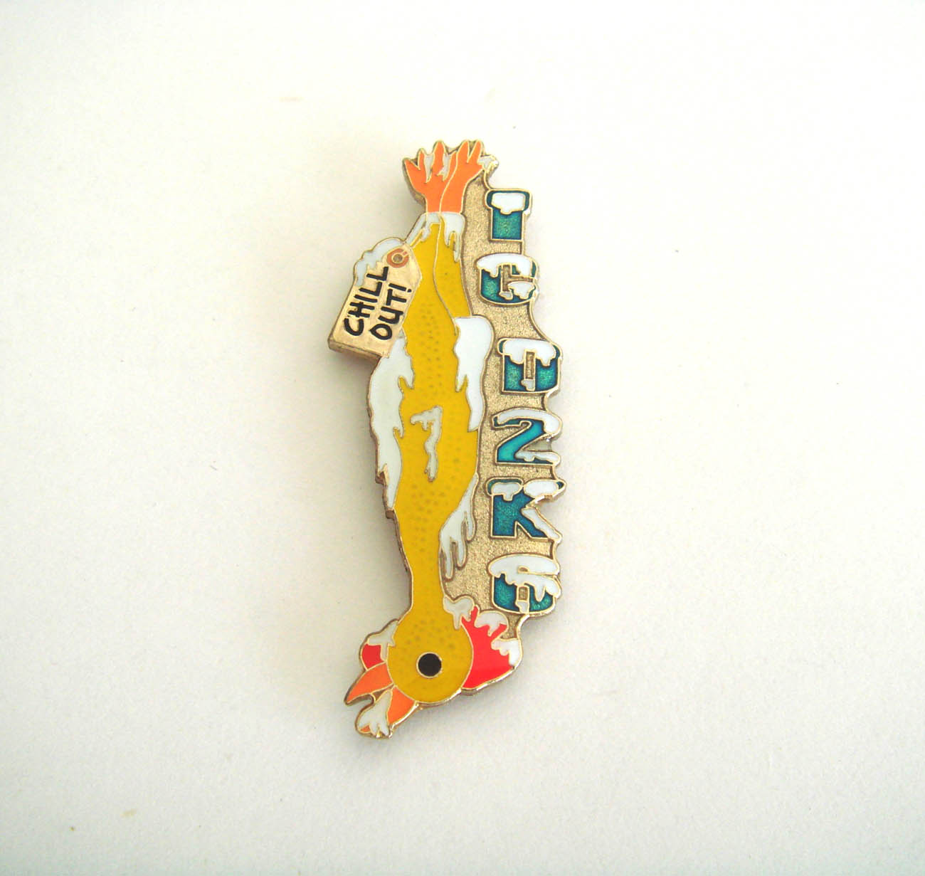 Soft Blue Fish Enamel Pin