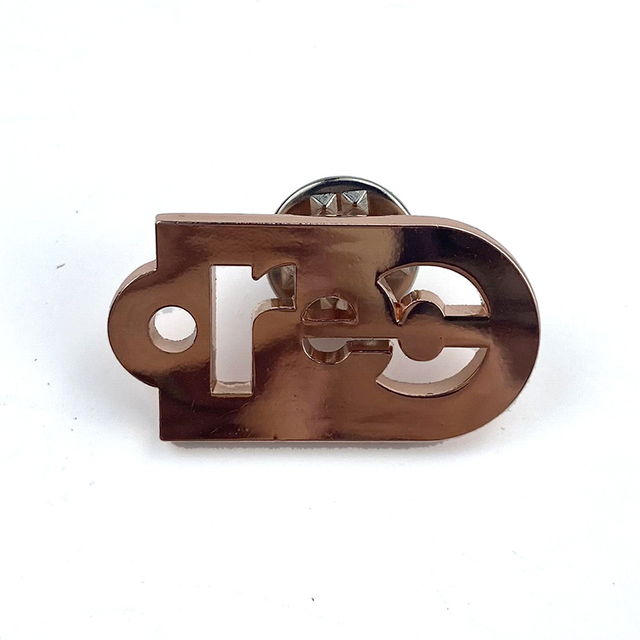 Die Struck without Coloring Bird Antique Bronze Lapel Pin