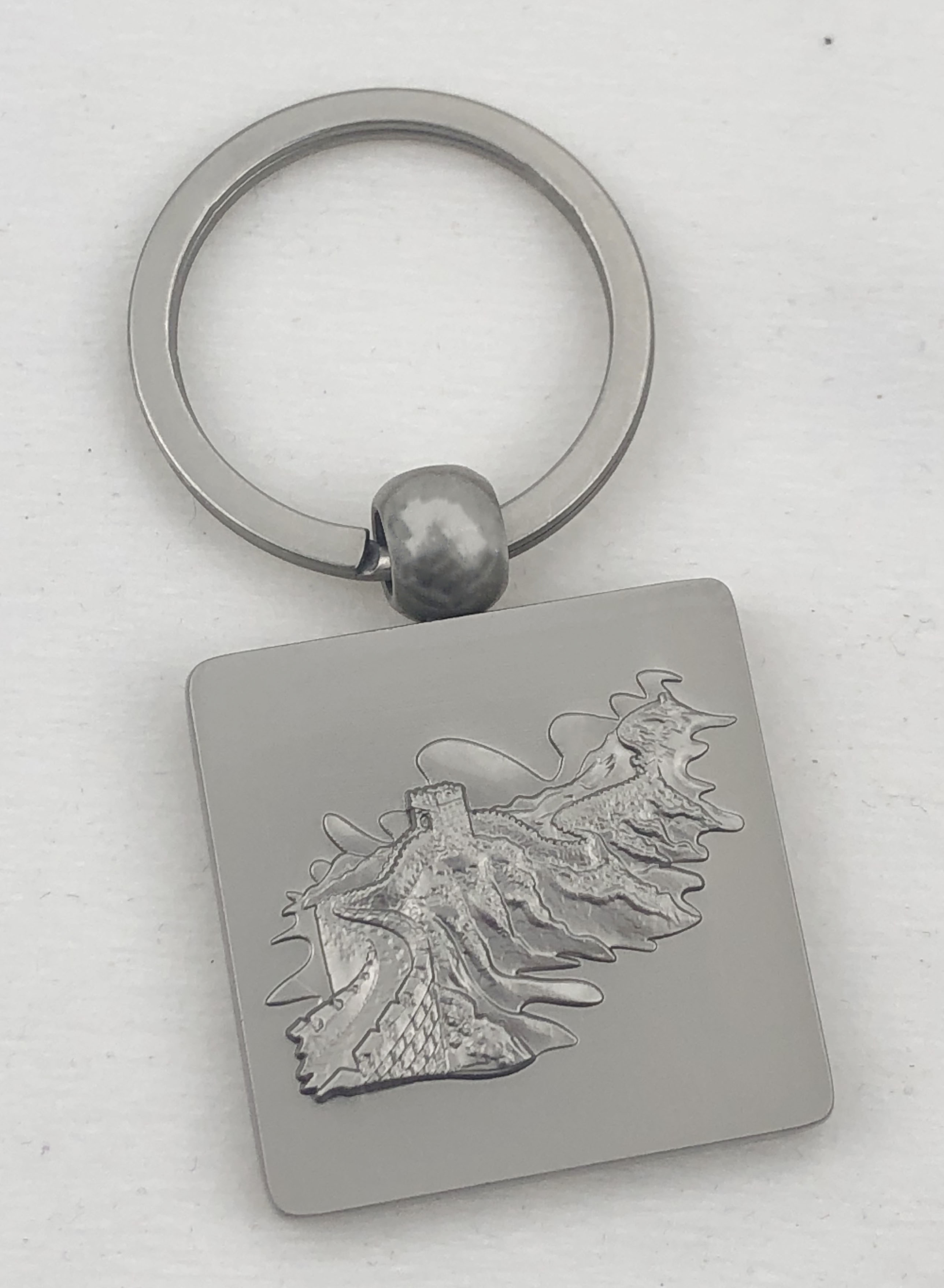 High Density 3D Bracelet Metal Keychain