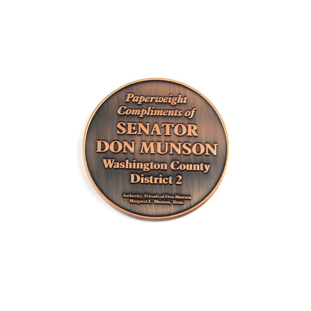 3D Engrave Silver Coin for Promotional Gift