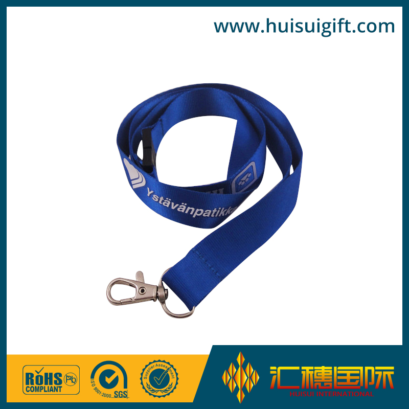 Printed Eco-Friendly Polyester Lanyard for Card