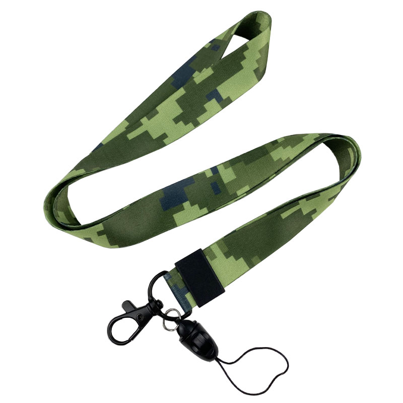 Printed ID Polyester Heat Transfer Lanyard for Promotion