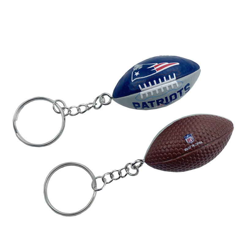 American Football Ball Keychain