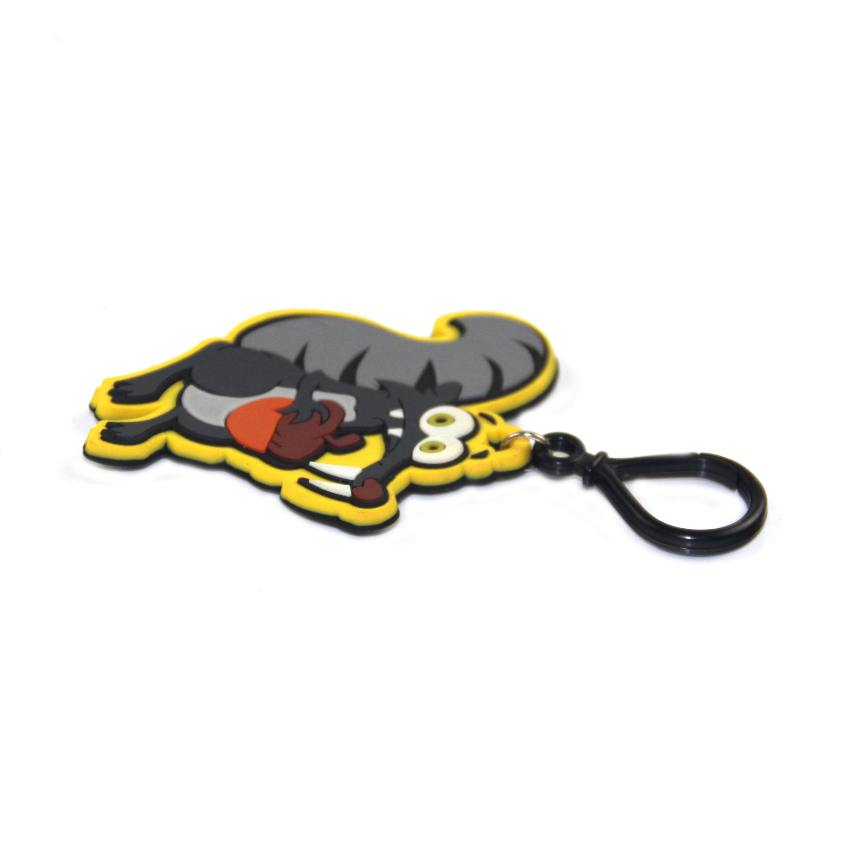 Durable Holiday Gift Chunky Pvc Keychain