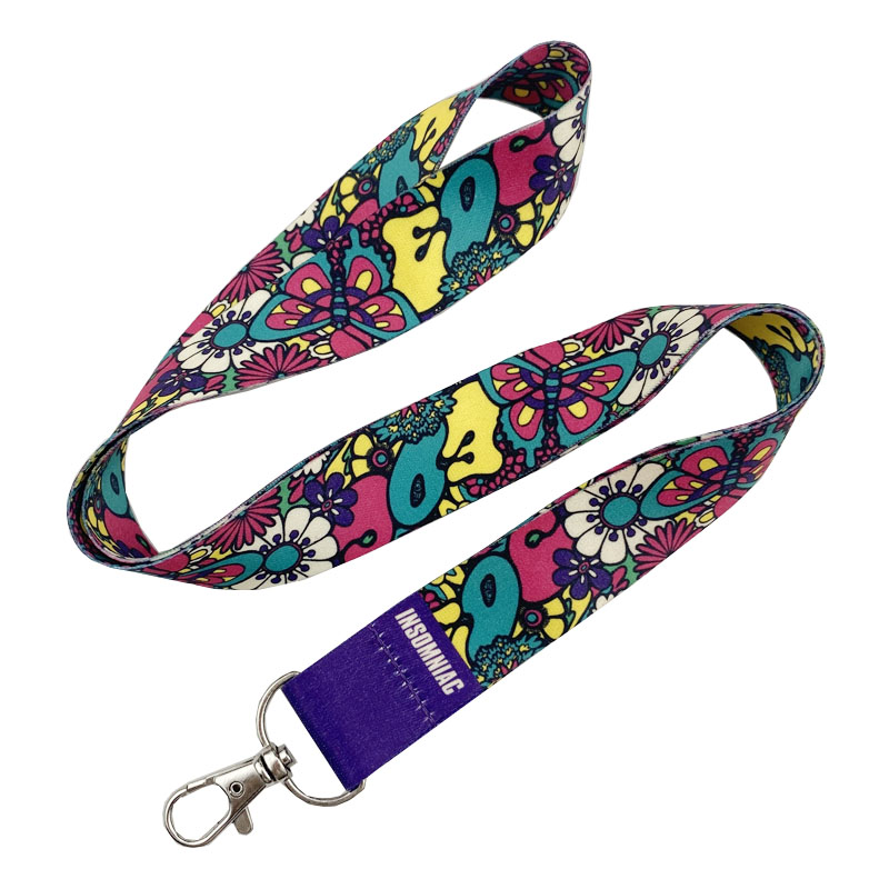 Custom Cotton Heat Transfer Lanyard for Sublimation