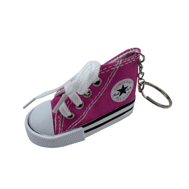 Small Plastic Shoe Keychain For Gift