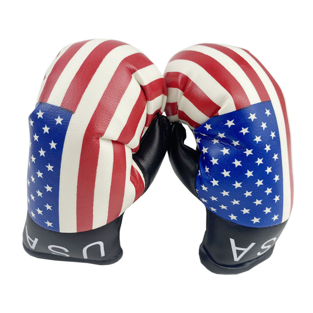 Pretty Leather Boxing Glove Keychain Decoration