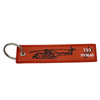 Customized Different Country Flag Logo Embroidery Key Tag