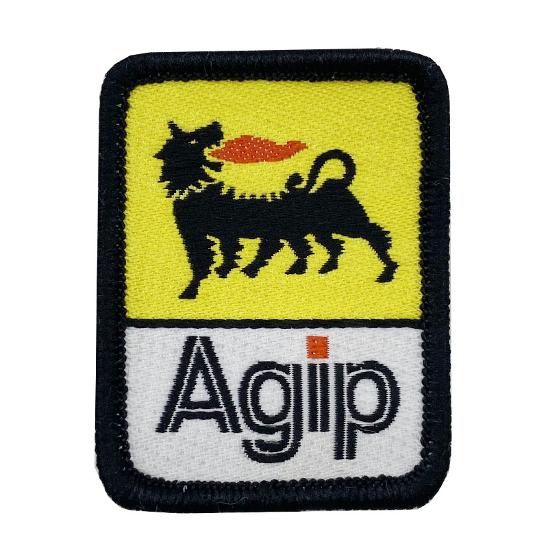 recycled Silicone woven patch for School Clothing