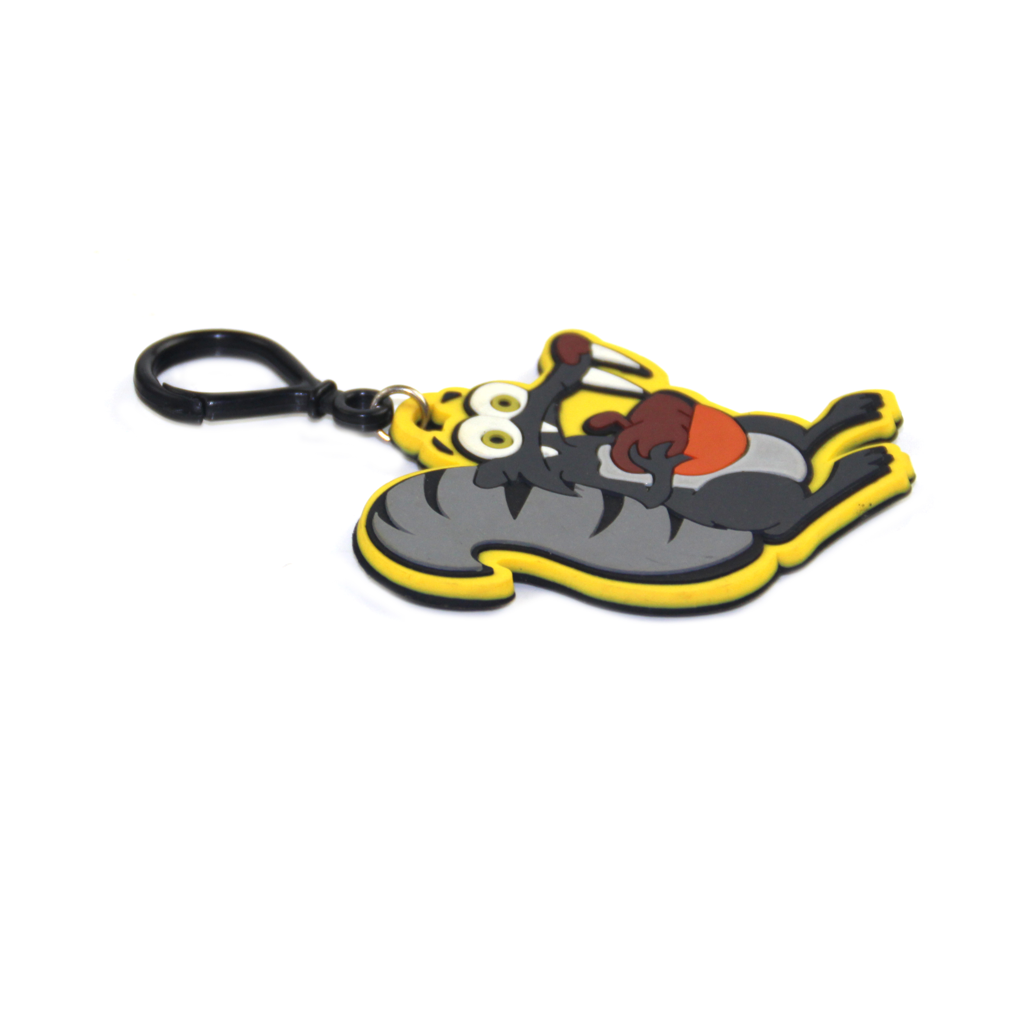 Durable Holiday Gift Chunky Pvc Keychain