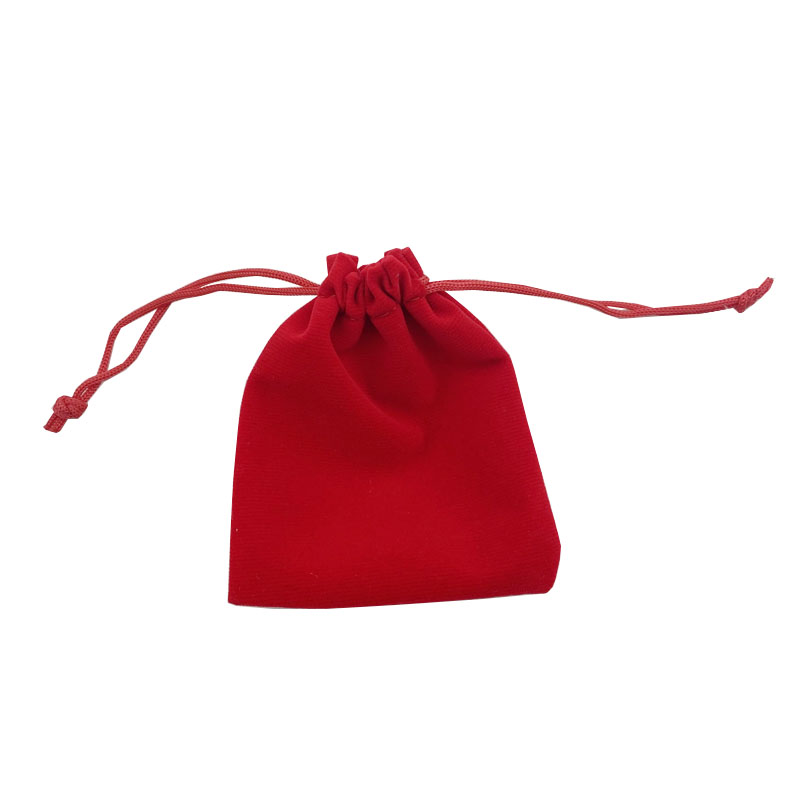 red velvet pouch