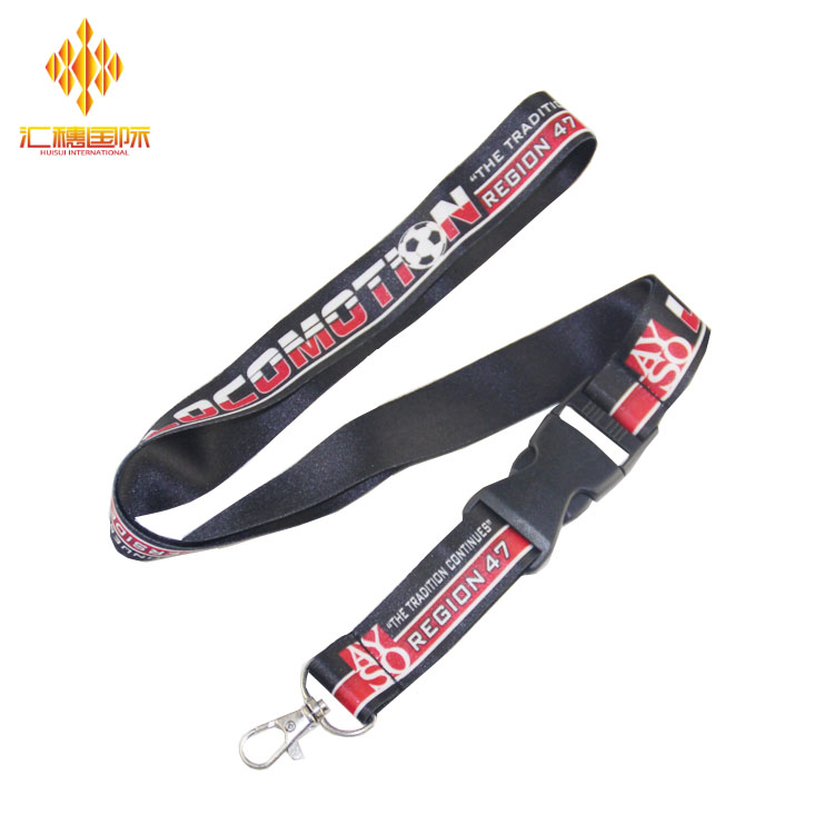 Metal Hook Custom Heat Transfer Lanyard for Sublimation