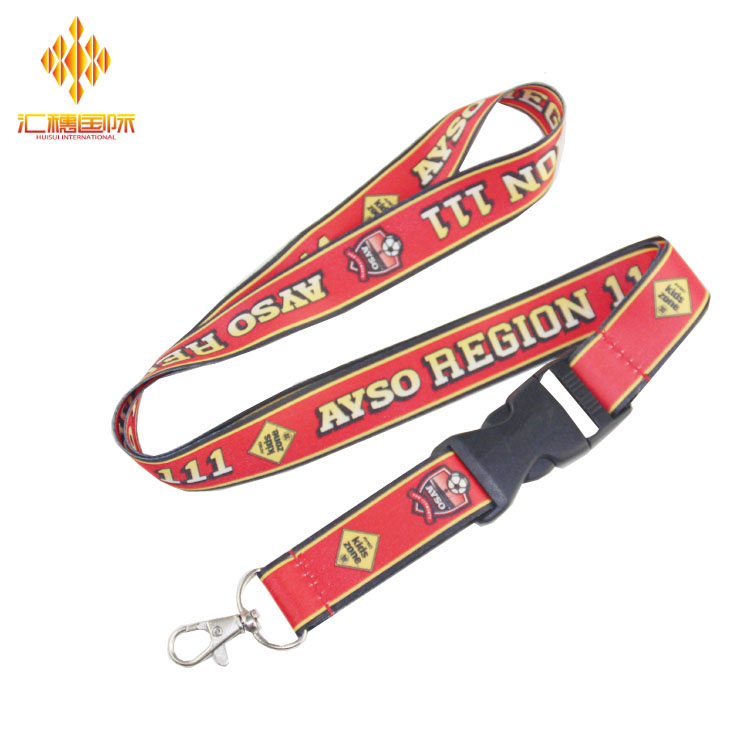 Blank Eco-Friendly Polyester Lanyard for Sublimation