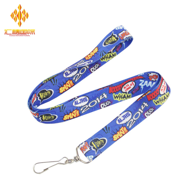 Printed Eco-Friendly Polyester Lanyard for Card