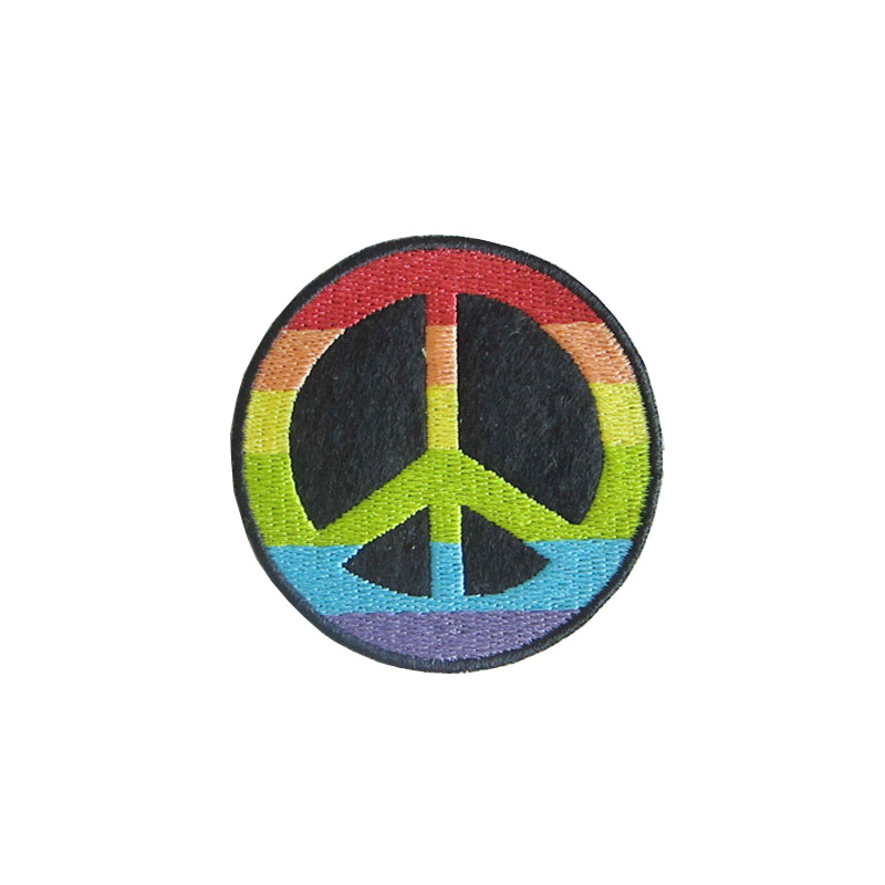 Clothing Emblems Colorful Embroidery Patch for Blouse