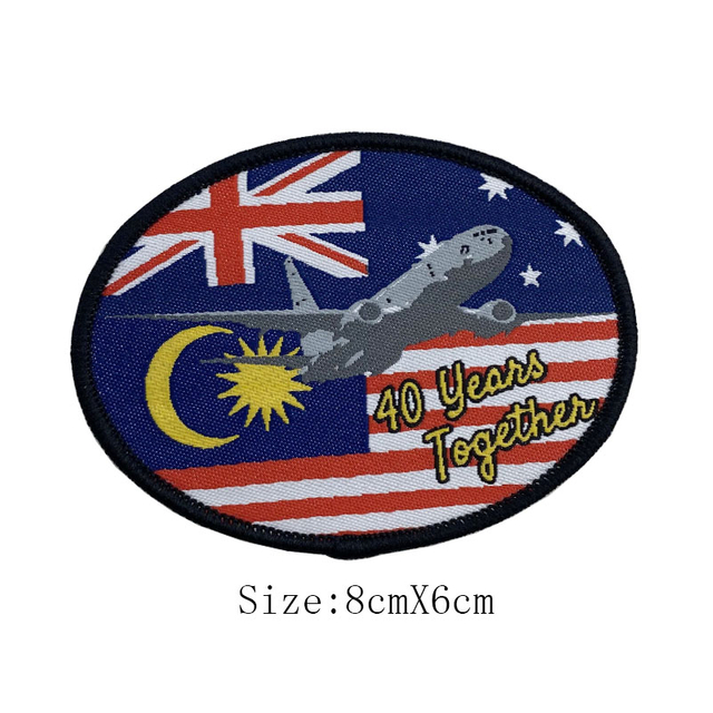 Hem Clipper Woven Patch for School Clothing