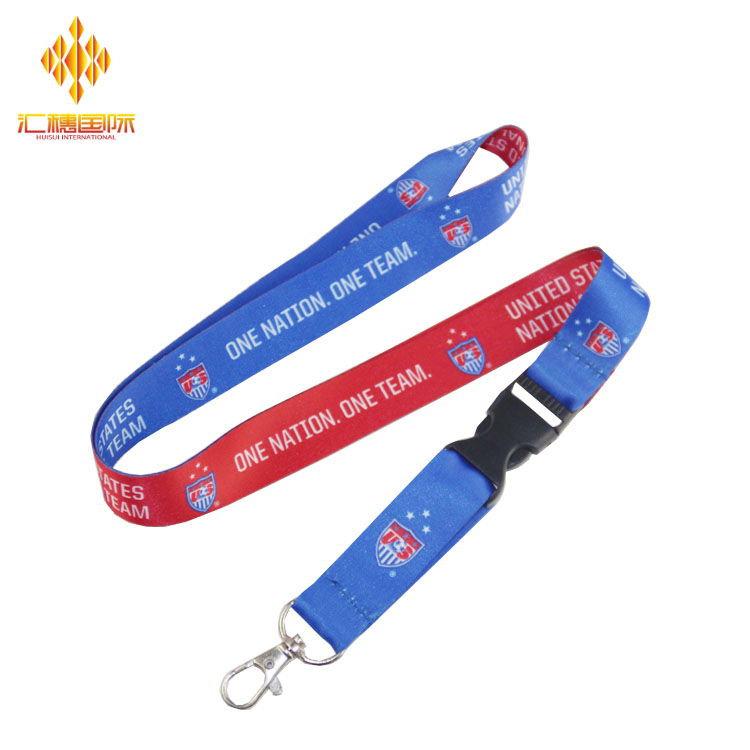 Polyester Custom Heat Transfer Lanyard for Promotion Gift