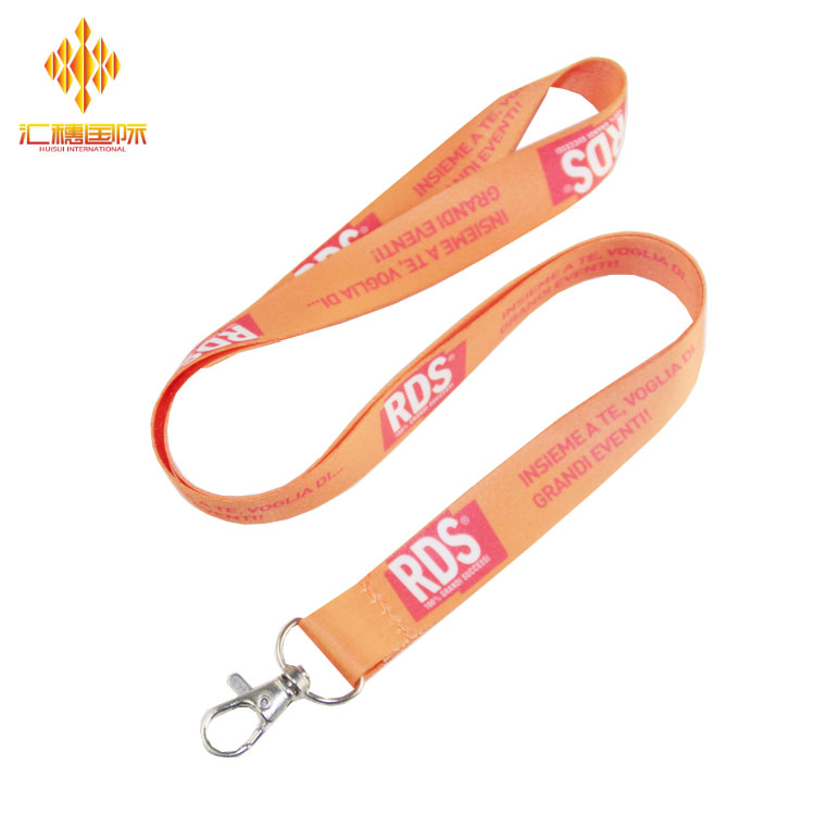 Flat Custom Polyester Lanyard for Mobile Phone