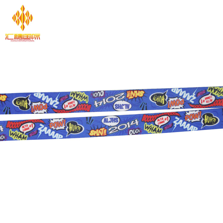 Printed Eco-Friendly Polyester Lanyard for Card