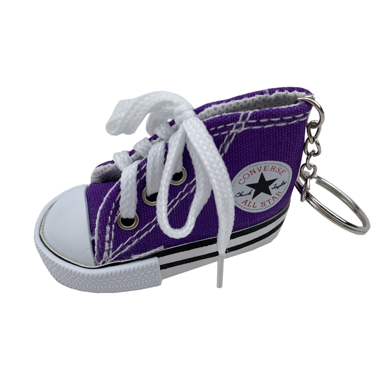 Small Rubber Shoe Keychain For Promotion