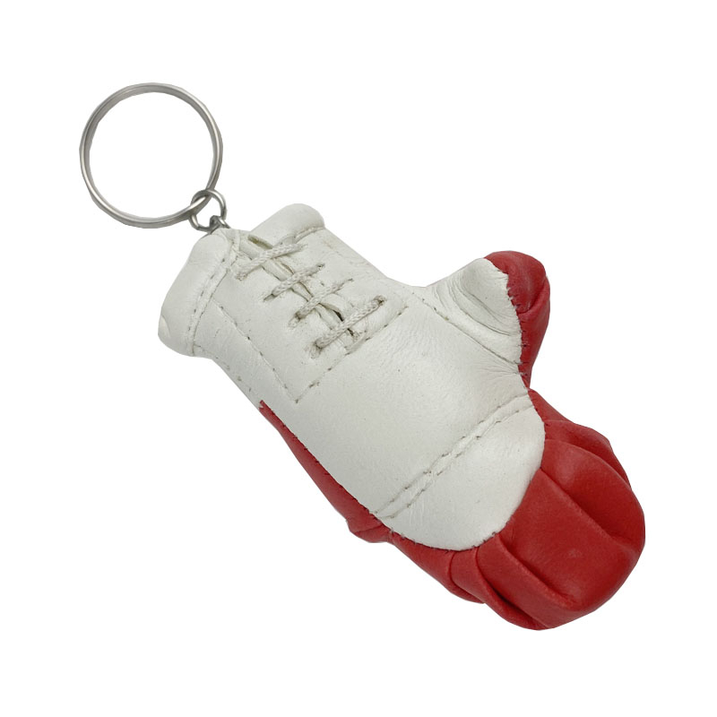 Personalized Rubber Boxing Glove Keychain Decoration