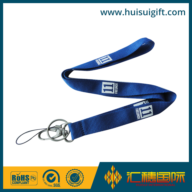 Blank OEM Polyester Lanyard for Promotion Gift