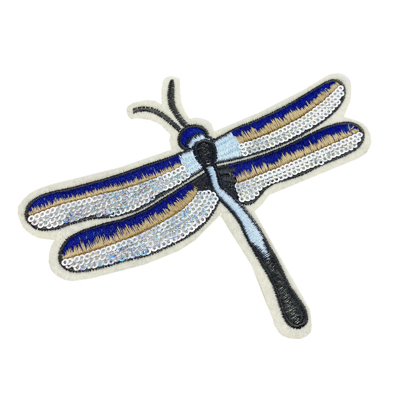 bow sequin patch