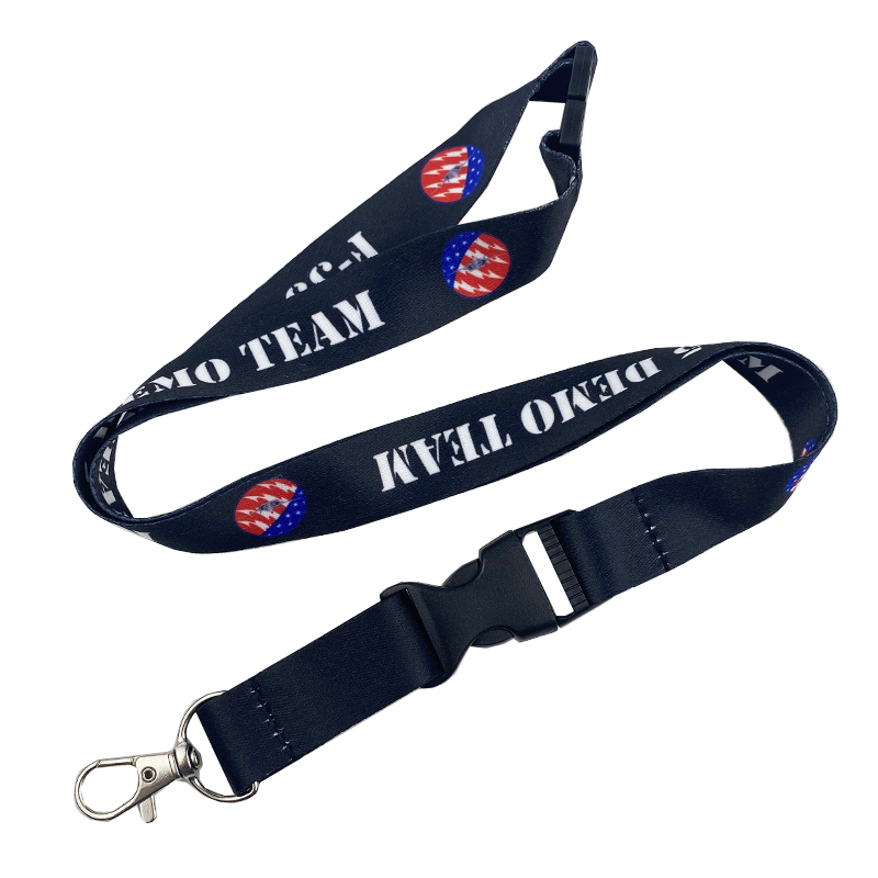 Silk Neck Strap Heat Transfer Lanyard for Promotion Gift