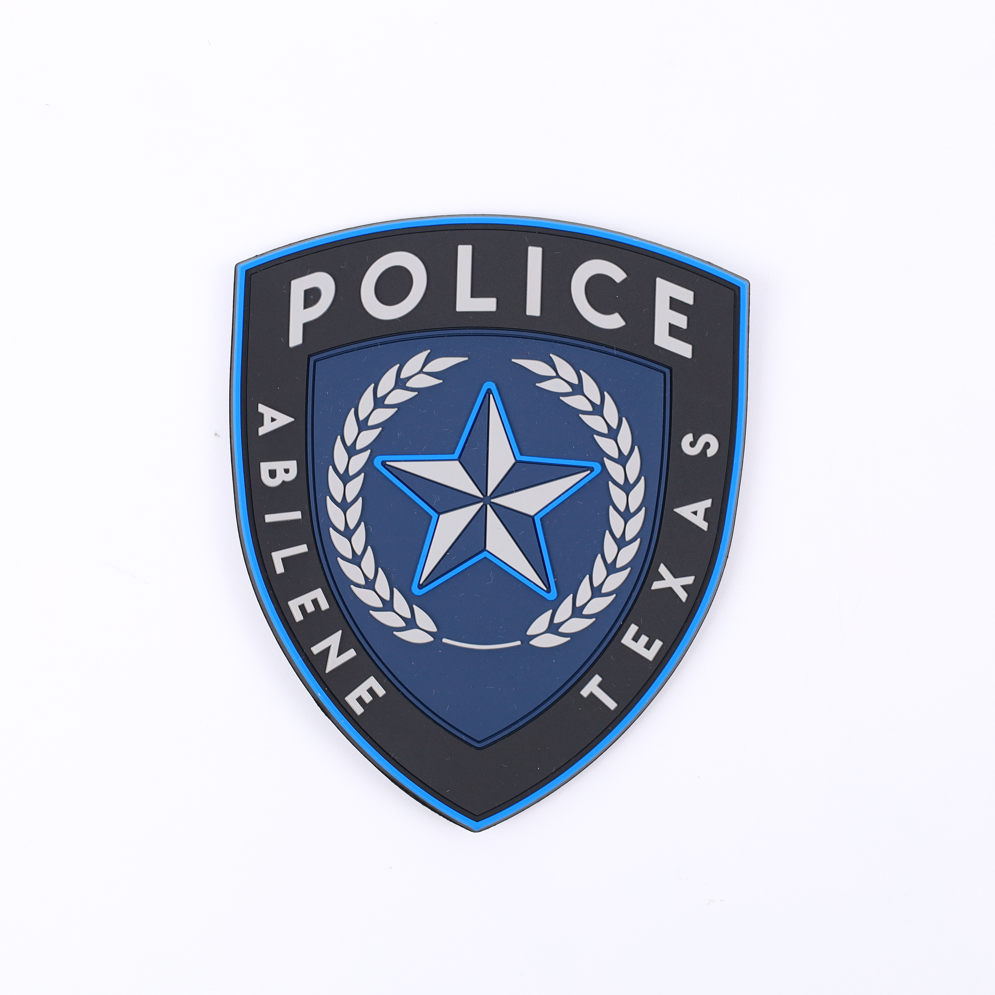 High Quality Garment Police pvc patch