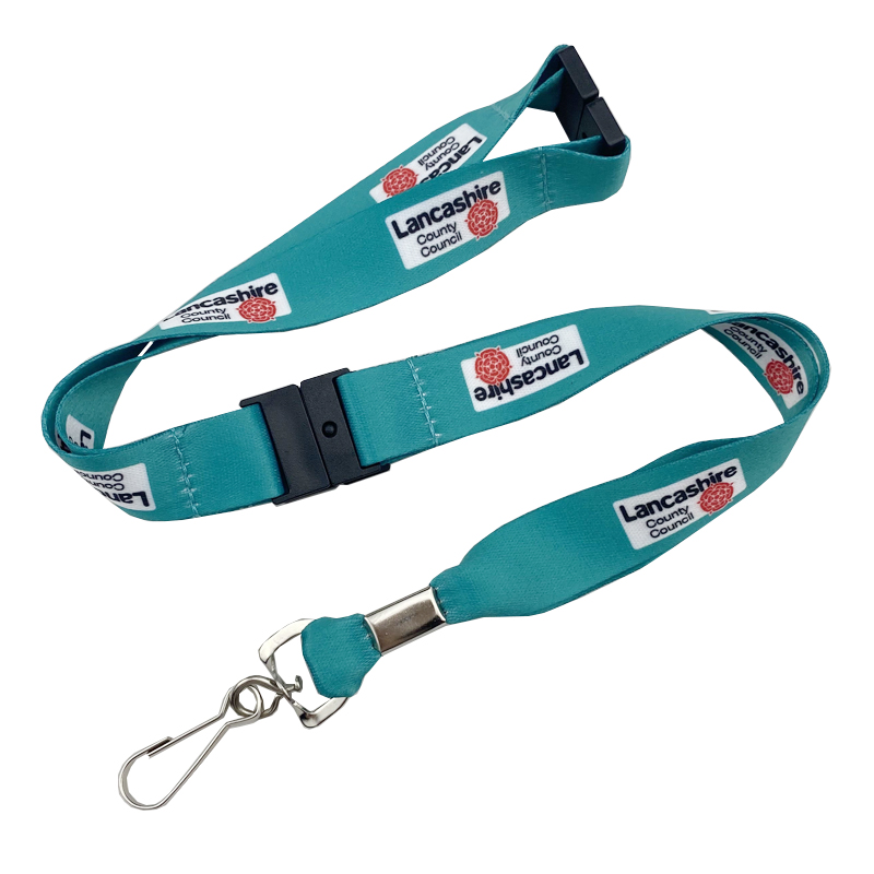Satin Printed ID Heat Transfer Lanyard for Promotion