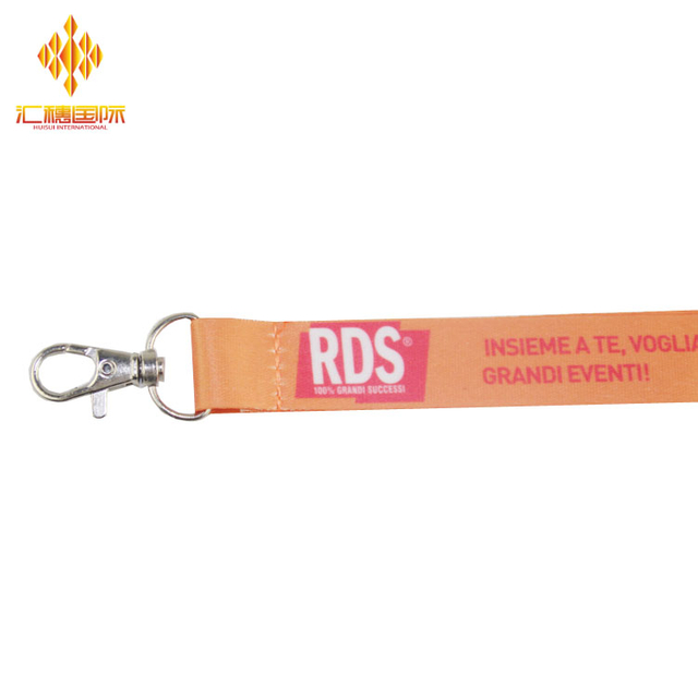 Neck Strap Cotton Heat Transfer Lanyard for Promotion Gift