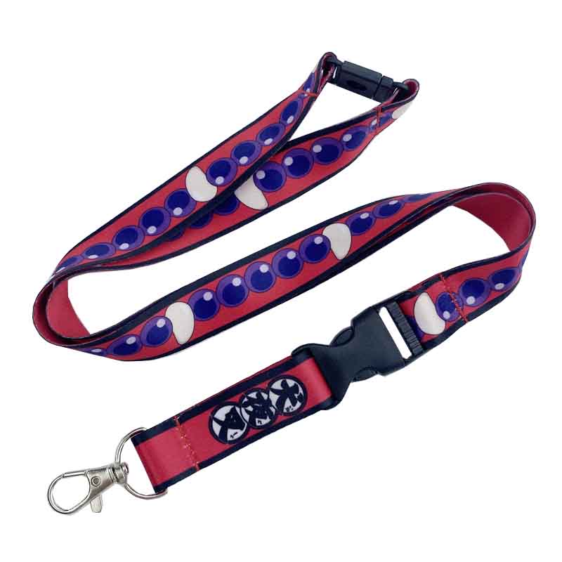 flat polyester lanyard