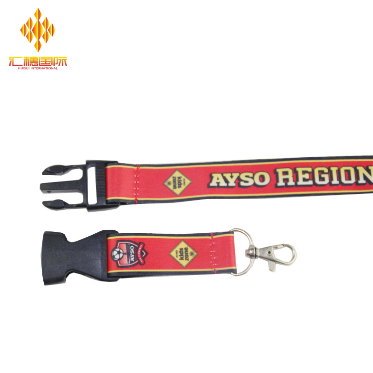Blank Eco-Friendly Polyester Lanyard for Sublimation