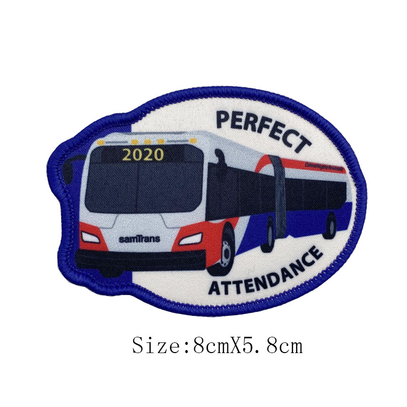 Cotton PVC Woven Patch for School Clothing