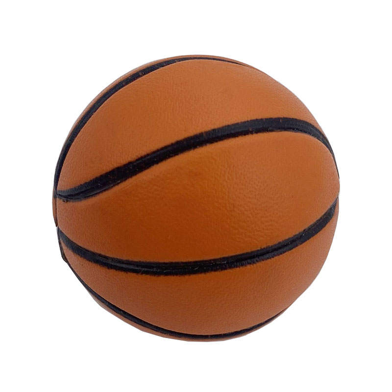 Rubber Basketball Ball Keychain Gift