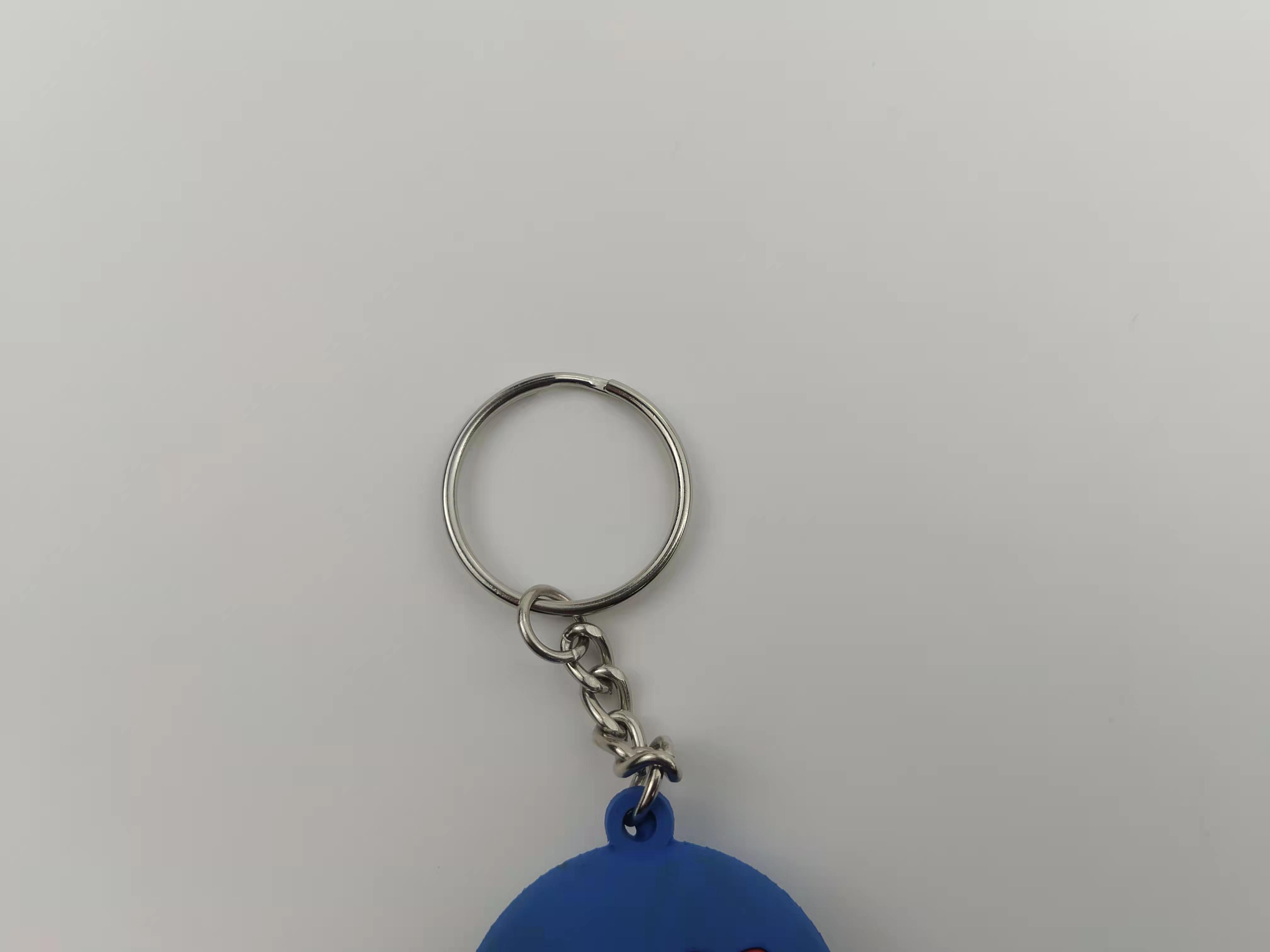 Waterproof Key Identification Petite Pvc Keychain