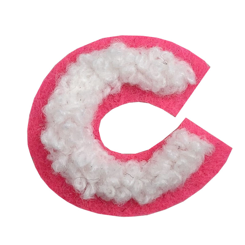 big Hat chenille patch