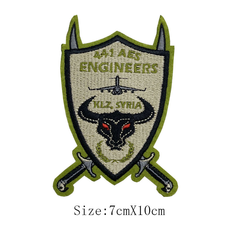 Textile embroidery patch
