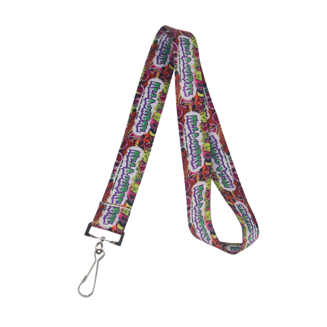 Tubular Customized Heat Transfer Lanyard for Promotion